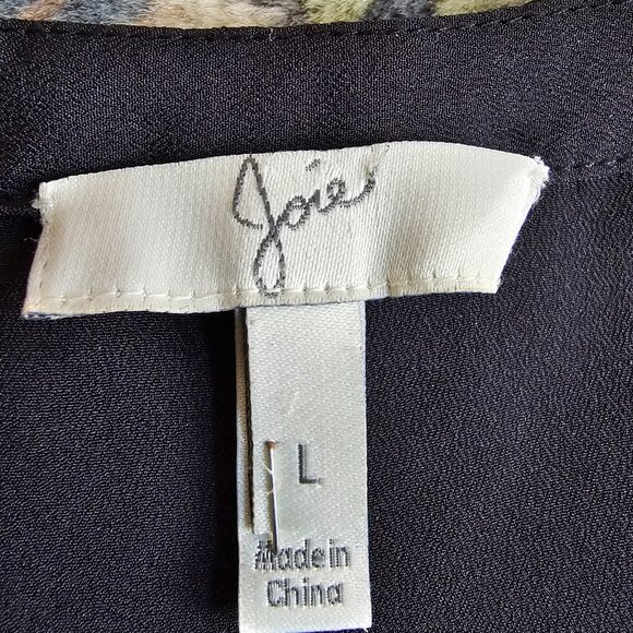 Joie Silk Bohemian Patterned Mini Dress Women's L - Picture 7 of 9